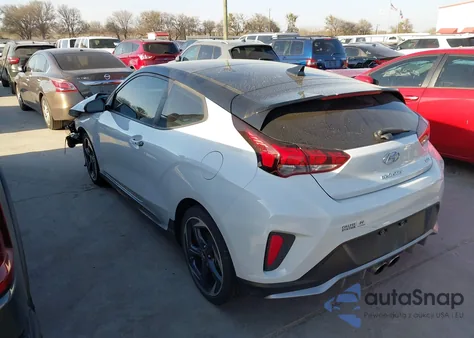 2019 Hyundai Veloster Turbo Ultimate из США, поврежденный, VIN KMHTH6ABXKU011376